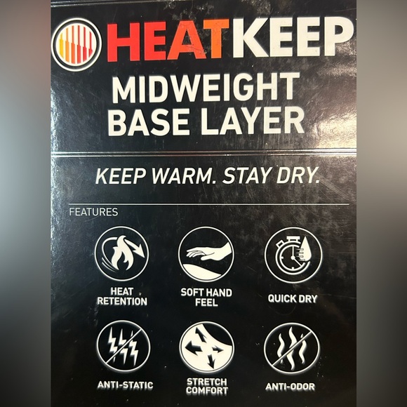 Heat Keep Midweight Base Layer Shirt - Picture 2 of 4